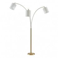 Lindby - Nanika Golvlampa Brass/White