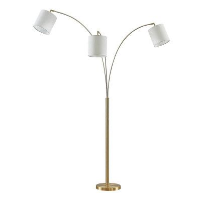 Lindby - Nanika Golvlampa Brass/White