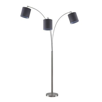 Lindby - Nanika Golvlampa Nickel/Dark Grey