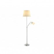 Lindby - Nantwin Golvlampa White/Nickel