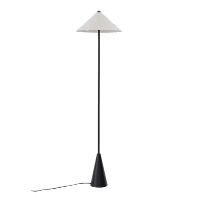 Lindby - Norvik golvlampa, höjd 150 cm, svart/grå, metall