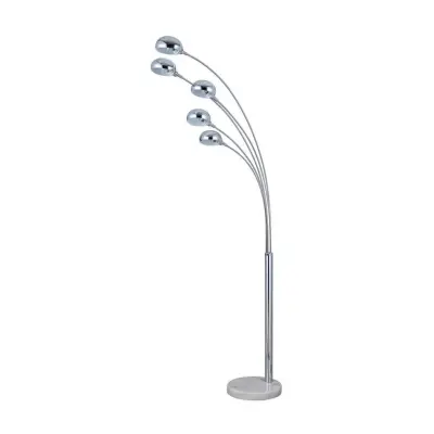Lindby - Sarinio Golvlampa Chrome/Marble