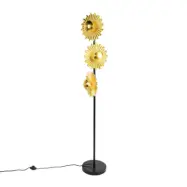 Lindby - Senmia 3 Golvlampa Gold