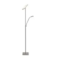Lindby - Sumani LED-golvlampa Satin Nickel