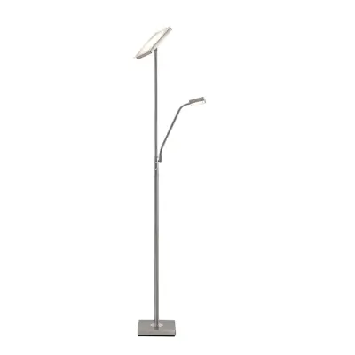 Lindby - Sumani LED-golvlampa Satin Nickel