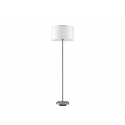 Lindby - Taxima Golvlampa Satin Nickel/White Lindby