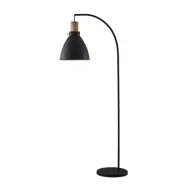 Lindby - Trebale Golvlampa Black/Light Wood