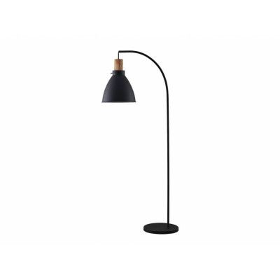 Lindby - Trebale Golvlampa Black/Light Wood