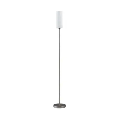 Lindby - Vinsta Golvlampa Opal White/Satin Nickel