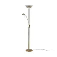 Lindby - Yveta Golvlampa Brass/White