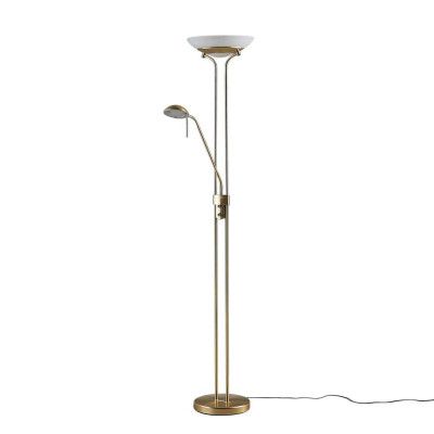 Lindby - Yveta Golvlampa Brass/White