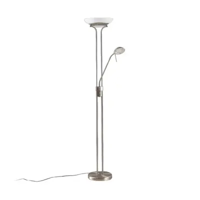 Lindby - Yveta Golvlampa Nickel/White