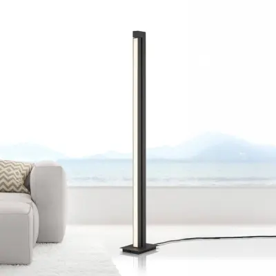 Lines Floor LED-golvlampa, grafit, 140 cm, CCT, dimbar – PURE Pure Lines Floor - Vardagsrum - Modern - Metall