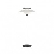 Louis Poulsen PH 80 golvlampa Svart, vit opal akryl