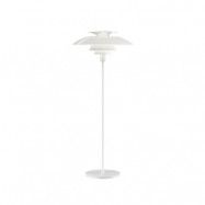 Louis Poulsen PH 80 golvlampa Vit, vit opal akryl