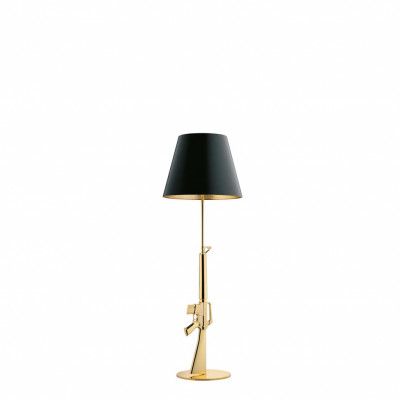 Lounge Gun golvlampa, guld