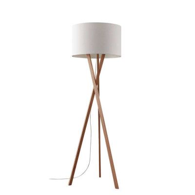 Lucande - Auriane Golvlampa White/Oak