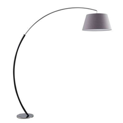 Lucande - Evelyna Golvlampa Grey/Chrome/Black