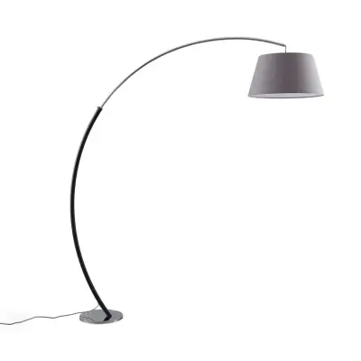 Lucande - Evelyna Golvlampa Grey/Chrome/Black