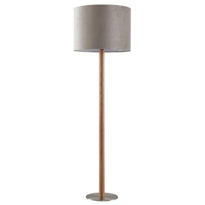 Lucande - Heily Cylinder Low Golvlampa Grey