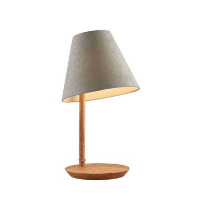 Lucande - Jinda Bordslampa Grey/Wood