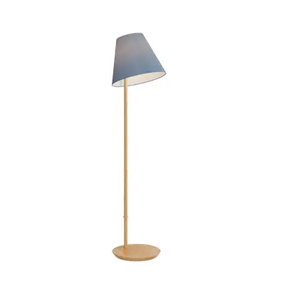 Lucande - Jinda Golvlampa Blue/Wood