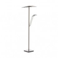 Lucande - Kamari LED Read Golvlampa Nickel