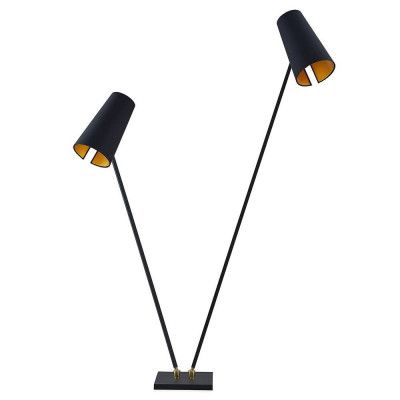 Lucande - Kemoni Golvlampa Black/Gold