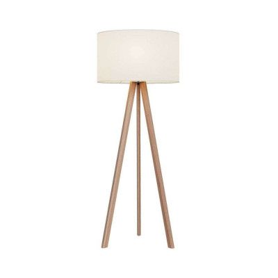 Lucande - Makira Golvlampa White/Oak