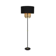 Lucande - Malviras Golvlampa Black/Gold