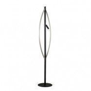 Lucande - Matwei LED Oval Golvlampa Nickel