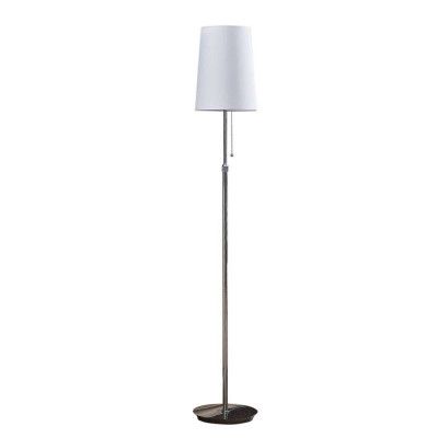 Lucande - Pordis Golvlampa Chrome/White