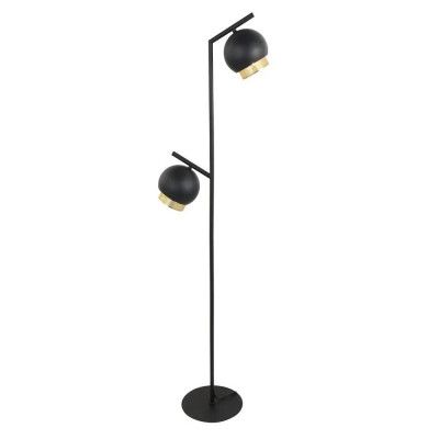 Lucande - Sivaniel Golvlampa Black/Gold