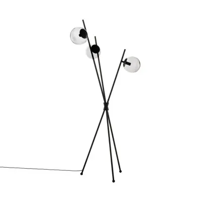 Lucande - Sotiana Golvlampa Black