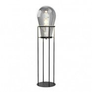 Lucande - Viyan Golvlampa Smoke/Black