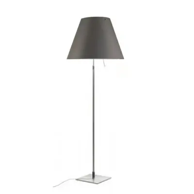 Luceplan - Costanza Golvlampa Alu/Concrete Grey