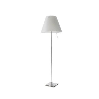 Luceplan - Costanza Golvlampa Alu/Mistic White