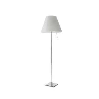 Luceplan - Costanza Golvlampa Alu/Mistic White