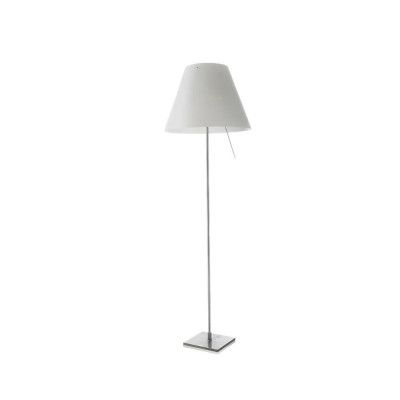 Luceplan - Costanza Golvlampa Fixed Alu/Mistic White