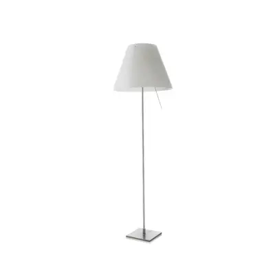 Luceplan - Costanza Golvlampa Fixed Alu/Mistic White