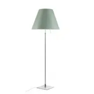 Luceplan - Costanza Golvlampa m/Dimmer Alu/Comfort Green
