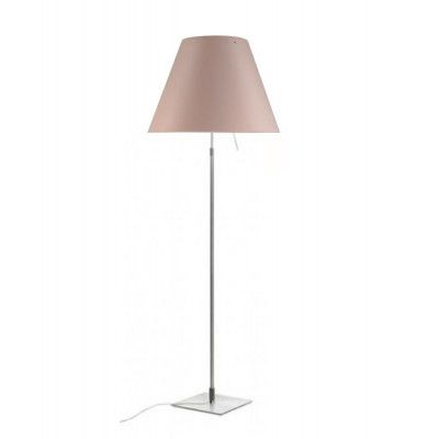 Luceplan - Costanza Golvlampa m/Dimmer Alu/Soft Skin