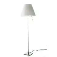 Luceplan - Costanza Golvlampa m/Dimmer Alu/White