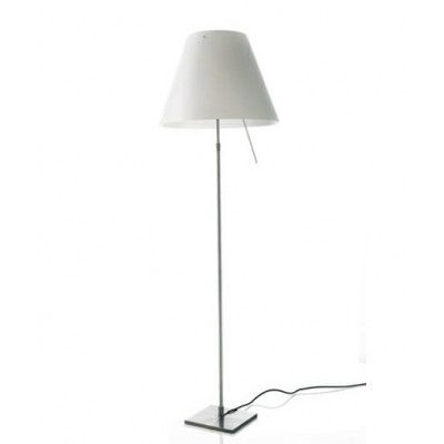 Luceplan - Costanza Golvlampa m/Dimmer Alu/White