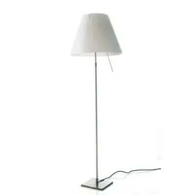 Luceplan - Costanza Golvlampa m/Dimmer Alu/White