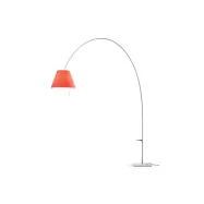 Luceplan - Lady Costanza Golvlampa m/Dimmer Röd/Alu