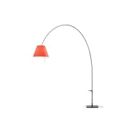 Luceplan - Lady Costanza Golvlampa m/Dimmer Röd/Svart