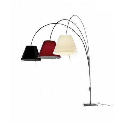 Luceplan - Lady Costanza Golvlampa m/Dimmer Röd/Svart