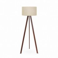 LUMI AYD golvlampa - beige PVC och MDF