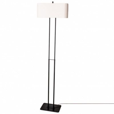 Luton golvlampa, Svart/Vit 150cm